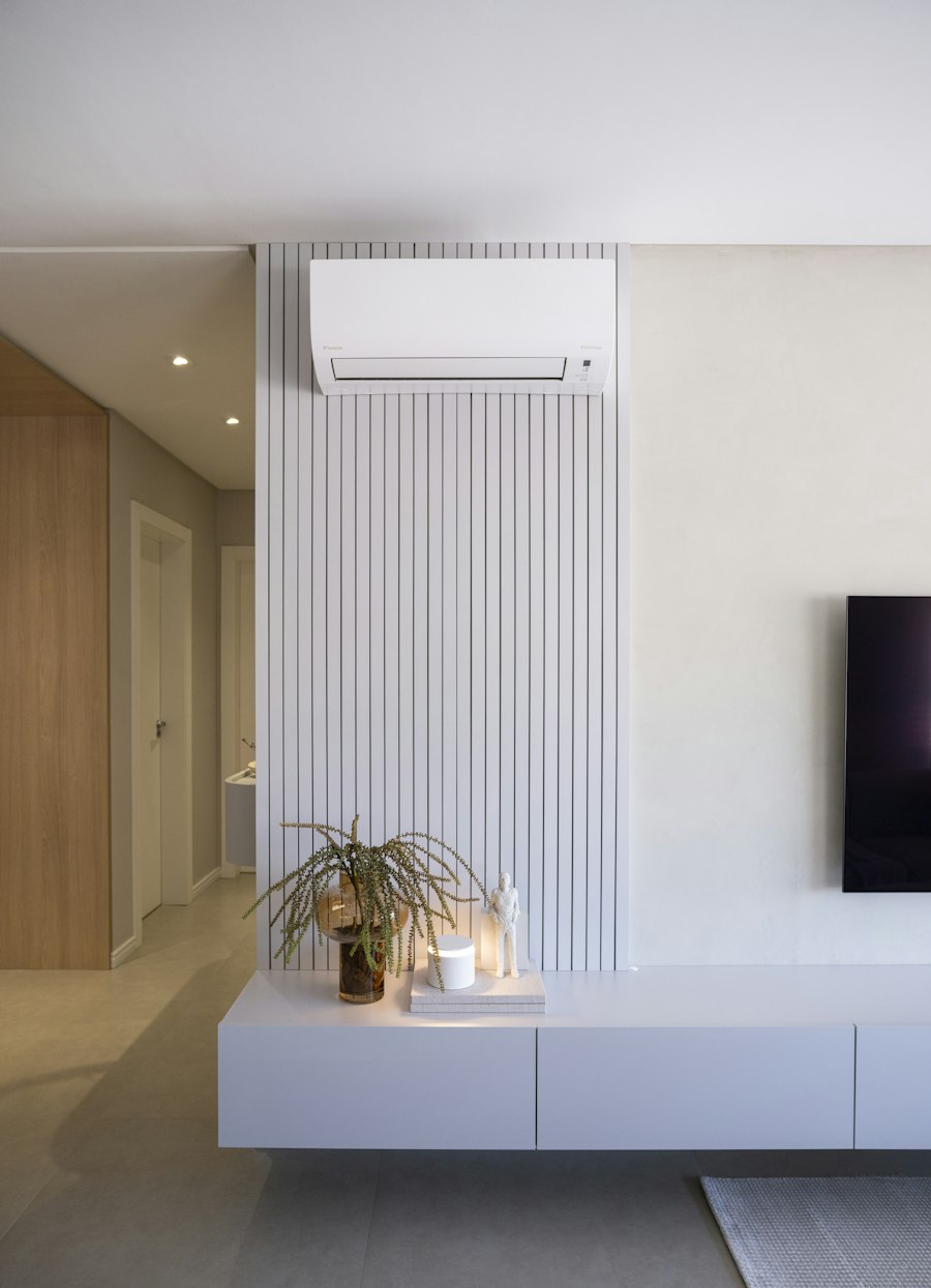 Salon climatisé par un split mural